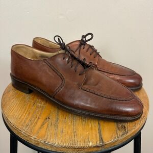 Samuel Hubbard 4337-03 Mens 9.5 M Dress Shoes Brown Leather Split Toe‎ Oxford